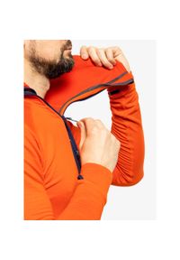 MOUNTAIN EQUIPMENT - Bluza z kapturem męska Mountain Equipment Eclipse Hooded Zip T. Typ kołnierza: kaptur. Kolor: niebieski, pomarańczowy, wielokolorowy