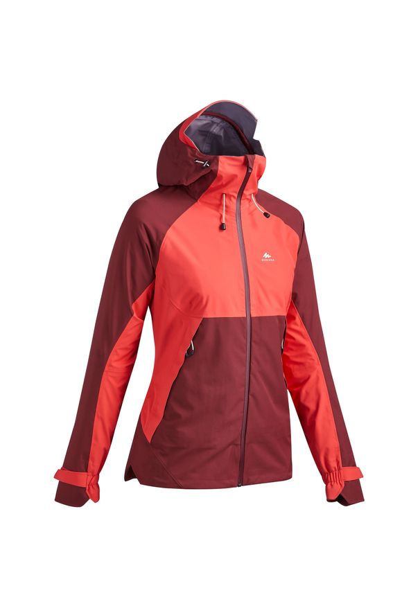 quechua - Kurtka turystyczna damska Quechua MH500 wodoodporna. Materiał: tkanina, materiał, elastan. Sport: wspinaczka