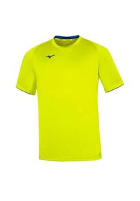 Koszulka Mizuno Core. Kolor: niebieski, wielokolorowy, żółty. Sport: fitness #1