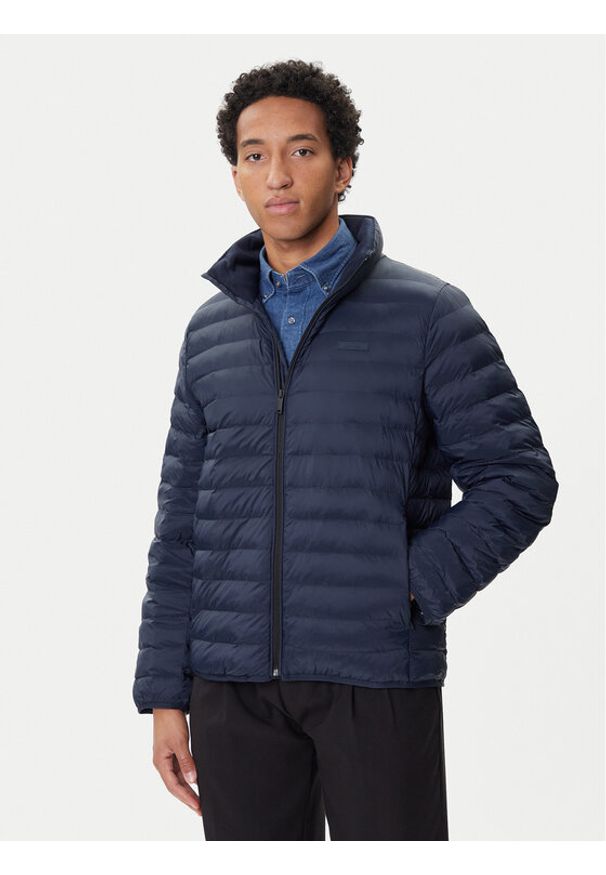 Calvin Klein Kurtka przejściowa LV04LC506G Granatowy Regular Fit. Kolor: niebieski. Materiał: syntetyk
