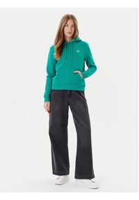 Guess Jeans Bluza W4YQ04 KC811 Zielony Regular Fit. Kolor: zielony. Materiał: bawełna