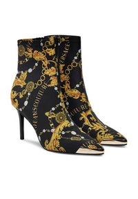 Versace Jeans Couture Botki Scarlett 77VA3S51 Żółty. Kolor: żółty. Materiał: materiał #6