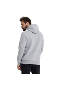 Bluza Arena Hooded Sweat Logo z kapturem. Typ kołnierza: kaptur. Kolor: szary. Materiał: bawełna