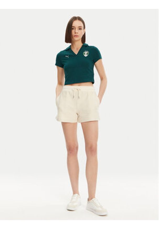 Puma Polo Harry Potter 630097 Zielony Regular Fit. Typ kołnierza: polo. Kolor: zielony. Materiał: bawełna