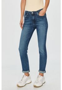 Calvin Klein Jeans - Jeansy. Kolor: niebieski. Materiał: bawełna, denim, lyocell, elastan, tkanina #1