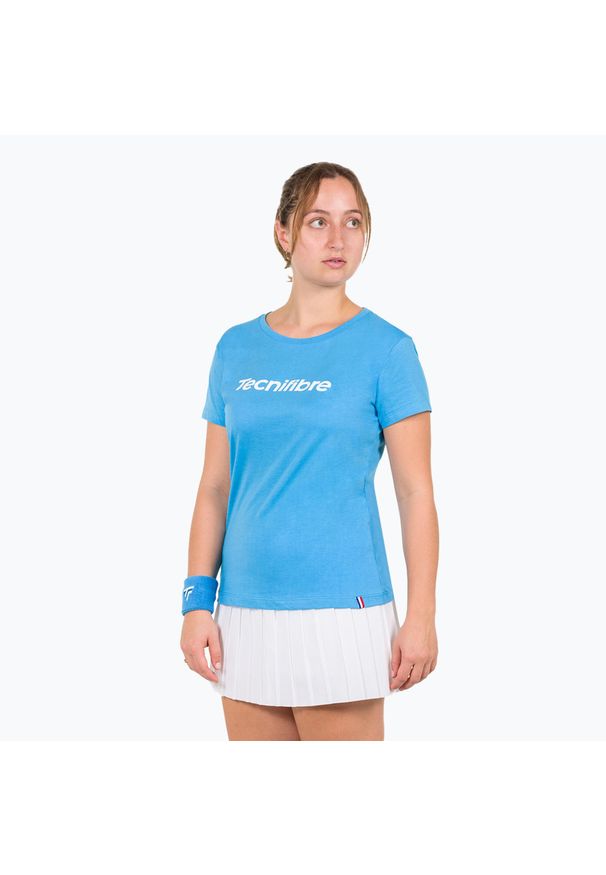 TECNIFIBRE - Koszulka damska Tecnifibre Team Cotton Tee. Kolor: niebieski