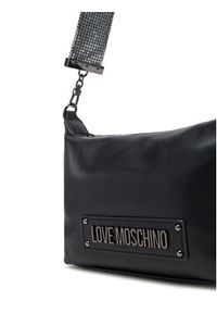 Love Moschino - LOVE MOSCHINO Torebka JC4140PP1MLO000A Czarny. Kolor: czarny. Materiał: skórzane