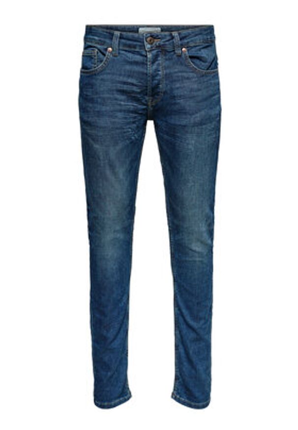 Only & Sons Jeansy Loom 22008472 Granatowy Slim Fit. Kolor: niebieski