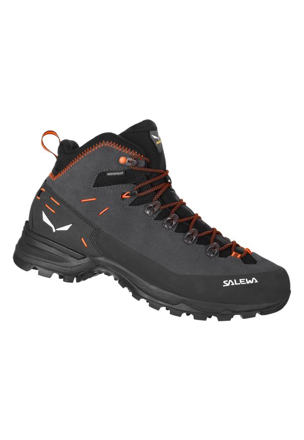 Buty Trekkingowe Męskie Salewa Alp Mate Winter Mid Ptx. Kolor: pomarańczowy, szary, wielokolorowy, czarny. Materiał: syntetyk, materiał, tkanina. Sport: turystyka piesza