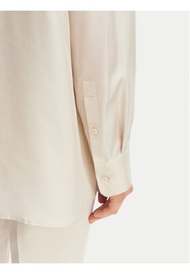 Weekend Max Mara Koszula Ebbri 2615191012 Écru Regular Fit. Materiał: jedwab