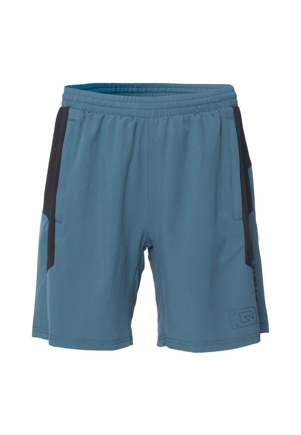 IQ - Męskie Spodenki Ibalwy 4 Way Stretch Shorts. Kolor: niebieski. Sport: turystyka piesza