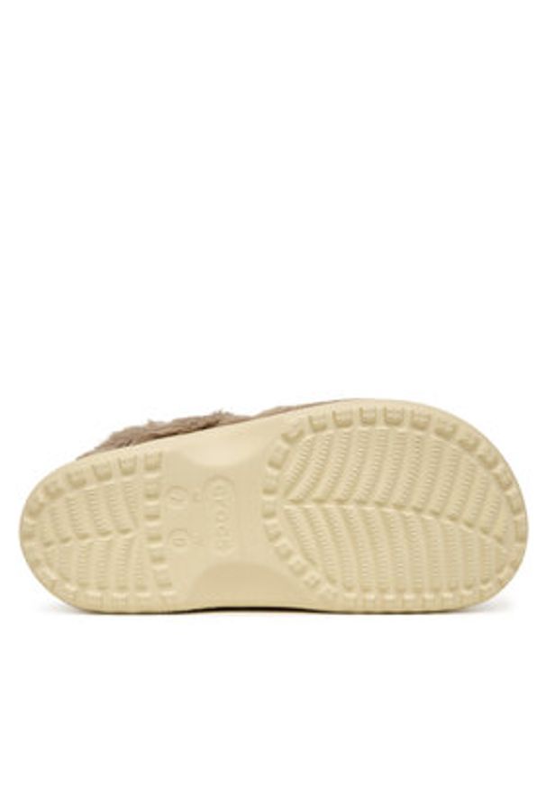 Crocs Kapcie Classic Unfurgettable Clog 211116 Beżowy. Kolor: beżowy. Materiał: materiał