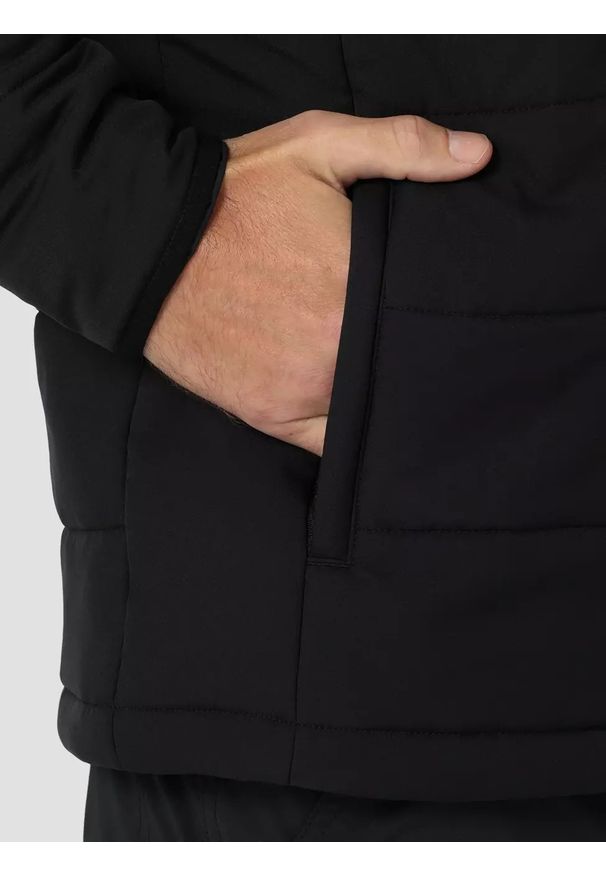 Wrangler - WRANGLER INSULATED JACKET MĘSKA KURTKA PRZEJŚCIOWA BLACK W4G6DX100 112324270. Materiał: materiał