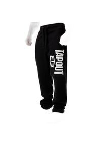 TAPOUT - Basicowy dresowy spodnie Tapout. Okazja: na co dzień. Kolor: czarny, wielokolorowy, biały. Materiał: dresówka. Styl: casual #1