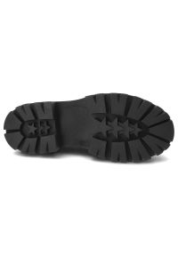 Czarne Półbuty Armodo Damskie Eleganckie Obuwie. Okazja: do pracy, na spotkanie biznesowe. Kolor: czarny. Materiał: skóra, lakier. Wzór: gładki. Styl: elegancki #7