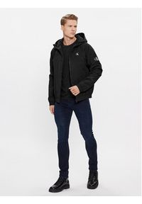 Calvin Klein Jeans Kurtka przejściowa Harrington J30J324698 Czarny Regular Fit. Kolor: czarny. Materiał: syntetyk #5