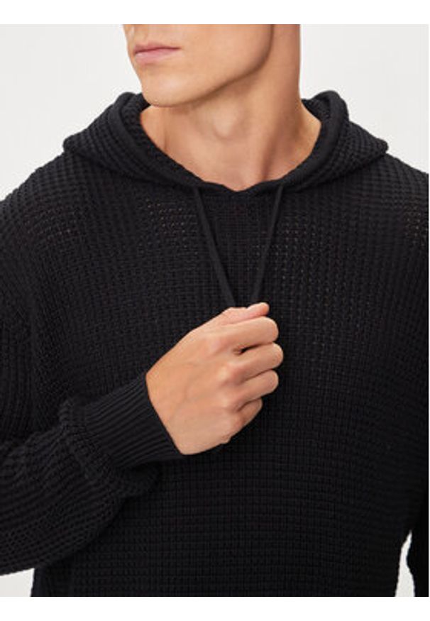 Guess Sweter M4YR09 Z3FB1 Czarny Regular Fit. Kolor: czarny. Materiał: bawełna