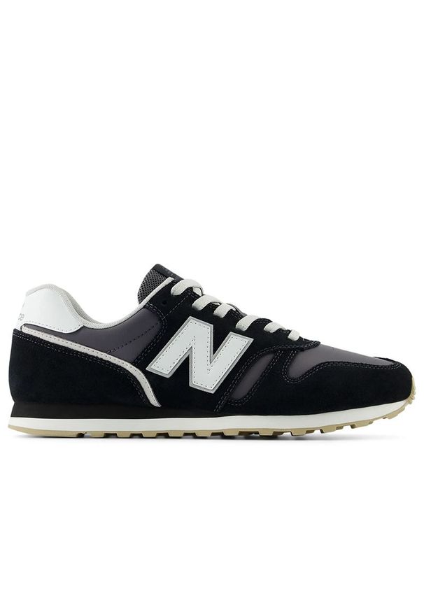 Buty unisex New Balance ML373AK2 - czarne. Okazja: na co dzień. Kolor: czarny. Materiał: guma, syntetyk, skóra, materiał. Szerokość cholewki: normalna. Model: New Balance 373