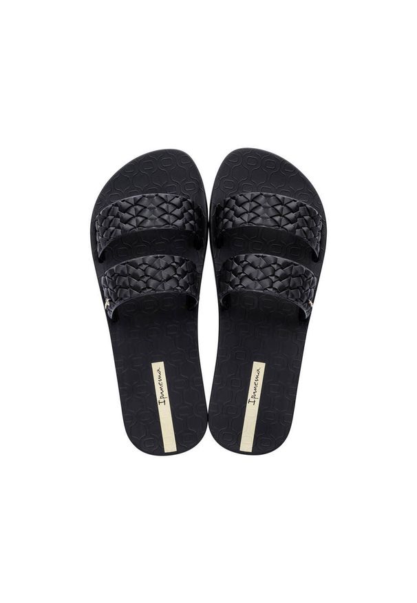 Klapki basenowe damskie Ipanema Renda II Fem. Kolor: czarny. Materiał: syntetyk, materiał. Styl: sportowy