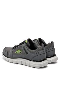 skechers - Skechers Sneakersy Knockhill 232001/CCBK Szary. Kolor: szary. Materiał: materiał #3