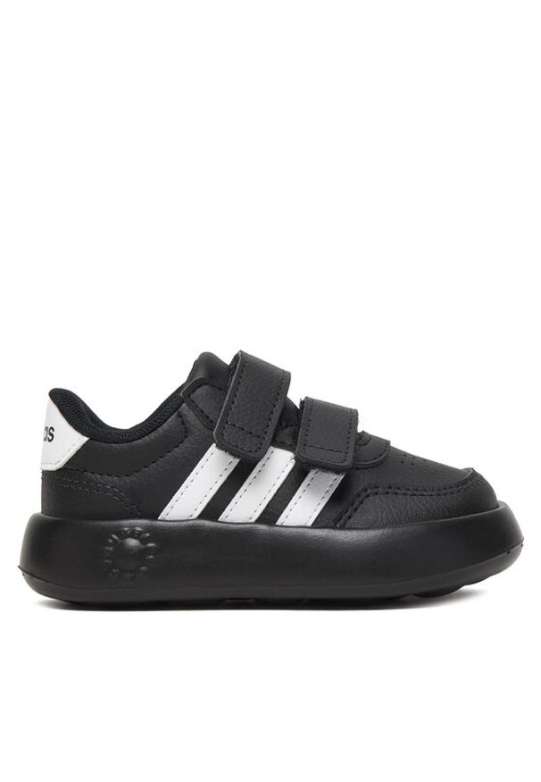 Adidas - adidas Sneakersy Breaknet 3.0 JS3679 Czarny. Kolor: czarny. Materiał: skóra