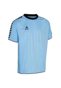 SELECT - Koszulka piłkarska z krótkim rękawem dla dzieci Select Argentina poliestrowa. Kolor: niebieski. Materiał: poliester. Długość rękawa: krótki rękaw. Długość: krótkie. Sport: piłka nożna