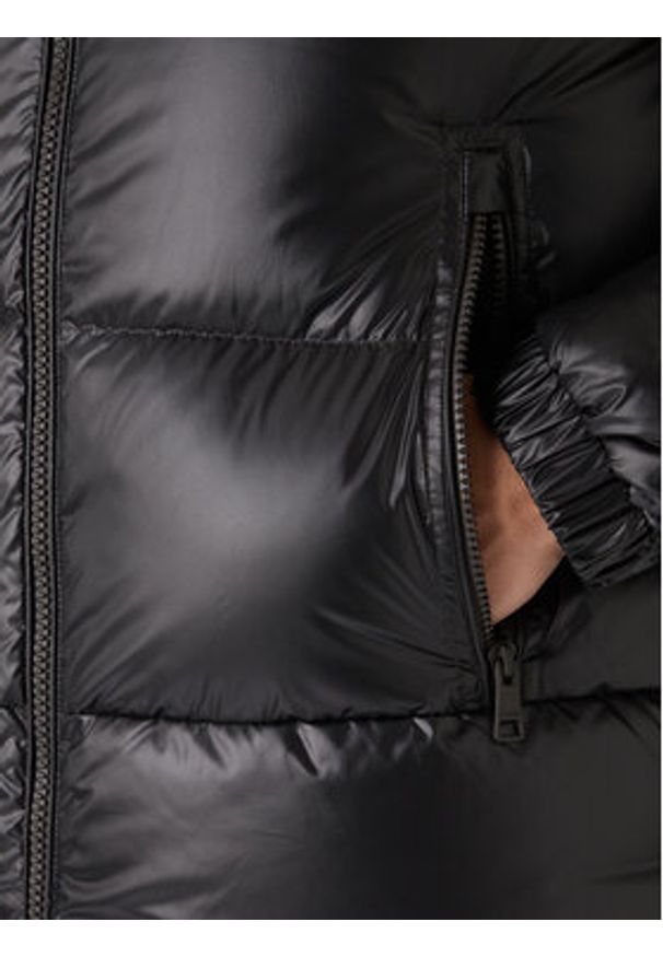 TOMMY HILFIGER - Tommy Hilfiger Kurtka puchowa MW0MW40617 Czarny Regular Fit. Kolor: czarny. Materiał: syntetyk