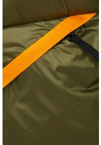 adidas TERREX kurtka sportowa puchowa Utilit kolor brązowy. Kolor: zielony. Materiał: puch. Długość: długie. Wzór: ze splotem. Styl: sportowy #4