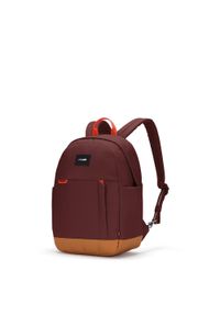 Plecak na laptopa Pacsafe Go 15 L Backpack - garnet red. Kolor: czerwony