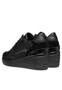 Geox Sneakersy D Ilde D46RAA 05422 C9999 Czarny. Kolor: czarny. Materiał: skóra #5