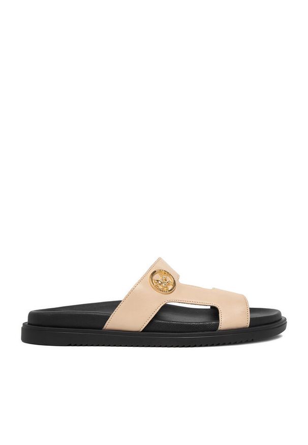 Klapki Beverly Hills Polo Club. Kolor: beżowy