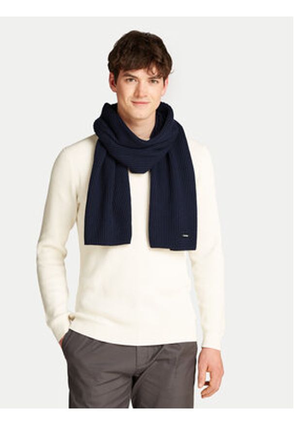 Calvin Klein Szalik Classic K50K512367 Czarny. Kolor: czarny. Materiał: materiał, bawełna