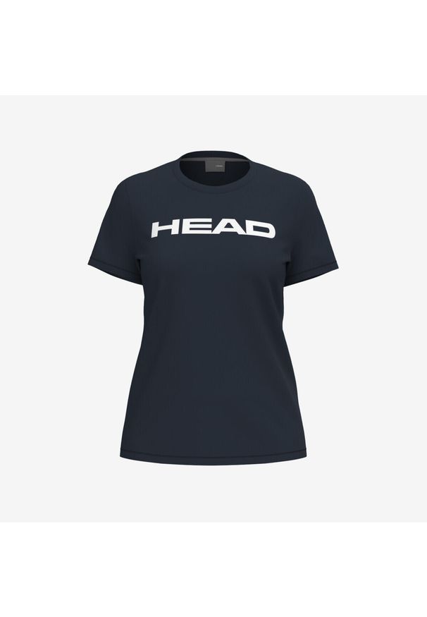 Head - CLUB BASIC T-Shirt Women. Kolor: niebieski. Materiał: bawełna, poliester