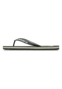 Quiksilver - Klapki dla Mężczyzn MOLOKAI CORE. Okazja: na plażę. Kolor: beżowy. Materiał: guma, syntetyk. Wzór: paski. Styl: sportowy