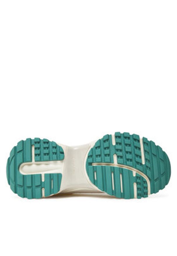 Calvin Klein Jeans Sneakersy Hike Runner Mg Nylon Perl YW0YW01963 Écru. Materiał: skóra