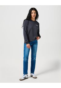 Wrangler - DAMSKA BLUZA WRANGLER REGULAR SWEAT FADED BLACK 112356510 #5