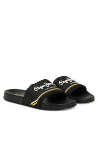 Pepe Jeans Klapki Slider Origin M PMS70160 Czarny. Kolor: czarny #5