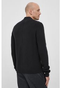 Calvin Klein Jeans kardigan męski kolor czarny. Okazja: na co dzień. Kolor: czarny. Materiał: dzianina. Styl: casual