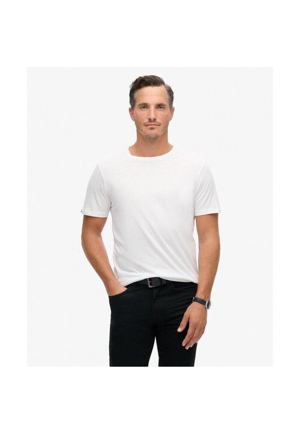 Koszulka Superdry Classic Essential. Kolor: biały