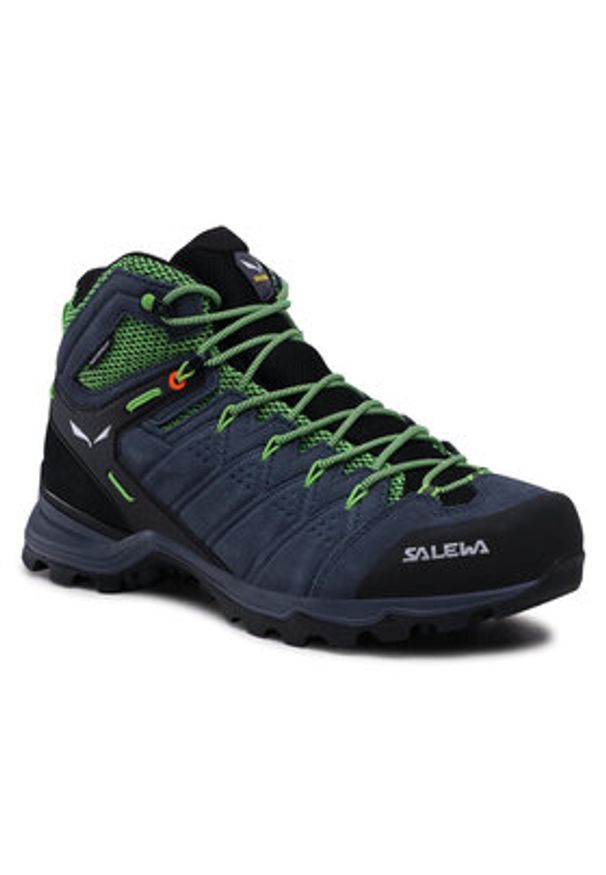 Salewa Trekkingi Ms Alp Mate Mid Wp 61384-3862 Granatowy. Kolor: niebieski. Materiał: skóra, zamsz. Sport: turystyka piesza