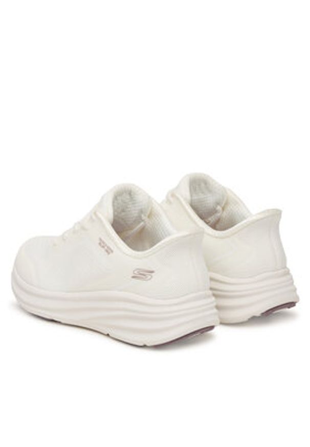 skechers - Skechers Sneakersy Bobs Skillz 117756/WHT Biały. Kolor: biały. Materiał: materiał