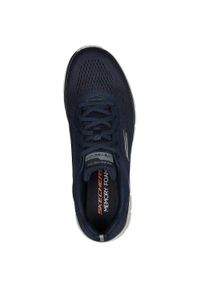skechers - Adidasy Skechers Track Broader, Mężczyźni. Kolor: niebieski. Materiał: materiał