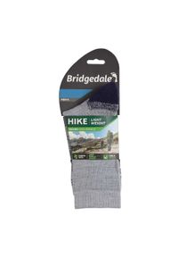 BRIDGEDALE - Skarpety turystyczne Bridgedale Hike Lt Merino P 3/4 Crew. Kolor: niebieski, wielokolorowy, szary