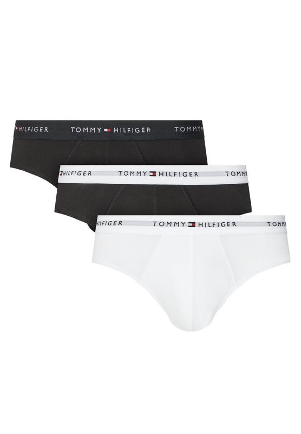 TOMMY HILFIGER - Tommy Hilfiger Komplet 3 par slipów UM0UM03471 Kolorowy. Materiał: bawełna. Wzór: kolorowy