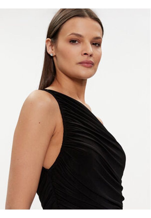 NORMA KAMALI Sukienka koktajlowa KK2223PL667001 Czarny Slim Fit. Kolor: czarny. Materiał: syntetyk. Styl: wizytowy