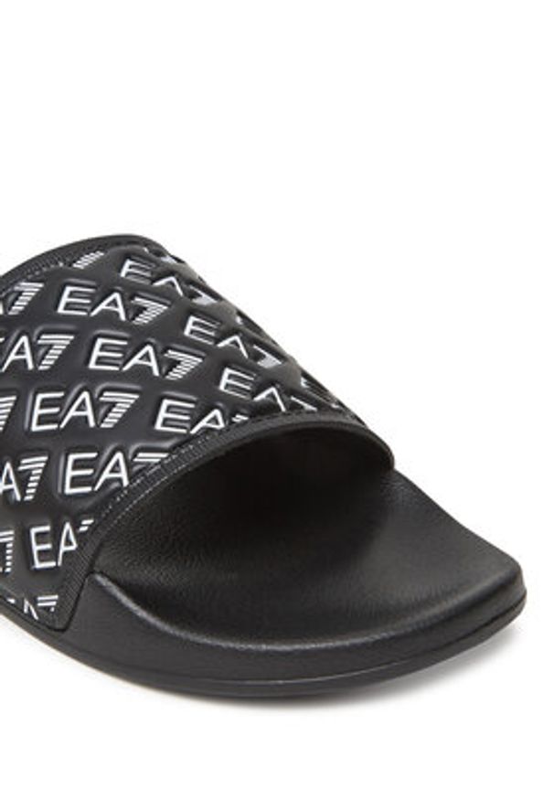 EA7 Emporio Armani Klapki 7X000109 AF15125 MC138 Czarny. Kolor: czarny