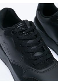 Big-Star - Sneakersy męskie czarne MM174133 906. Okazja: na co dzień. Wysokość cholewki: przed kostkę. Kolor: czarny. Materiał: jeans, dresówka, materiał. Szerokość cholewki: normalna. Sport: fitness #6
