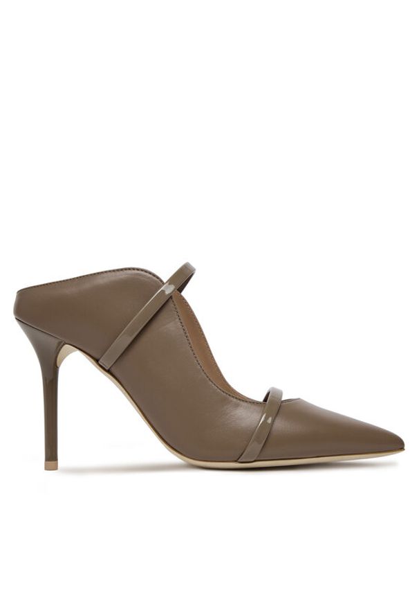MALONE SOULIERS Klapki Maureen 85-267 Brązowy. Kolor: brązowy. Materiał: skóra
