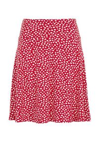 Cellbes Wzorzysta spódnica z dżerseju czerwony we wzory female czerwony/ze wzorem 58/60. Kolor: czerwony. Materiał: jersey #1