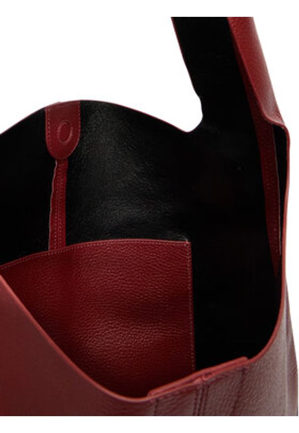 Patrizia Pepe Torebka 8B0321/L148-B861 Bordowy. Kolor: czerwony. Materiał: skórzane